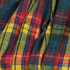 Camel Tartan Wool Blend Blanket Throw – Soft Plaid Sofa & Bed Blanket - Buchanan Modern - Heritage Of Scotland -