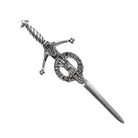 Cameron Clan Badge, Kilt Pin, Lapel Pin, Cufflinks, Keyring/Key Fob & Gift Set — Fine Pewter by Art Pewter — Made in Scotland (Shiny Finish) - Heritage Of Scotland - Kilt Pin