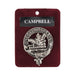 Campbell Clan Badge, Kilt Pin, Lapel Pin, Cufflinks, Keyring/Key Fob & Gift Set — Fine Pewter by Art Pewter — Made in Scotland (Shiny Finish) - Heritage Of Scotland - Badge