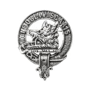 Campbell Clan Badge, Kilt Pin, Lapel Pin, Cufflinks, Keyring/Key Fob & Gift Set — Fine Pewter by Art Pewter — Made in Scotland (Shiny Finish) - Heritage Of Scotland - Badge