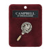 Campbell of Breadalbane Clan Badge, Kilt Pin, Lapel Pin, Cufflinks, Keyring/Key Fob & Gift Set — Fine Pewter by Art Pewter — Made in Scotland (Shiny Finish) - Heritage Of Scotland - Lapel Pin