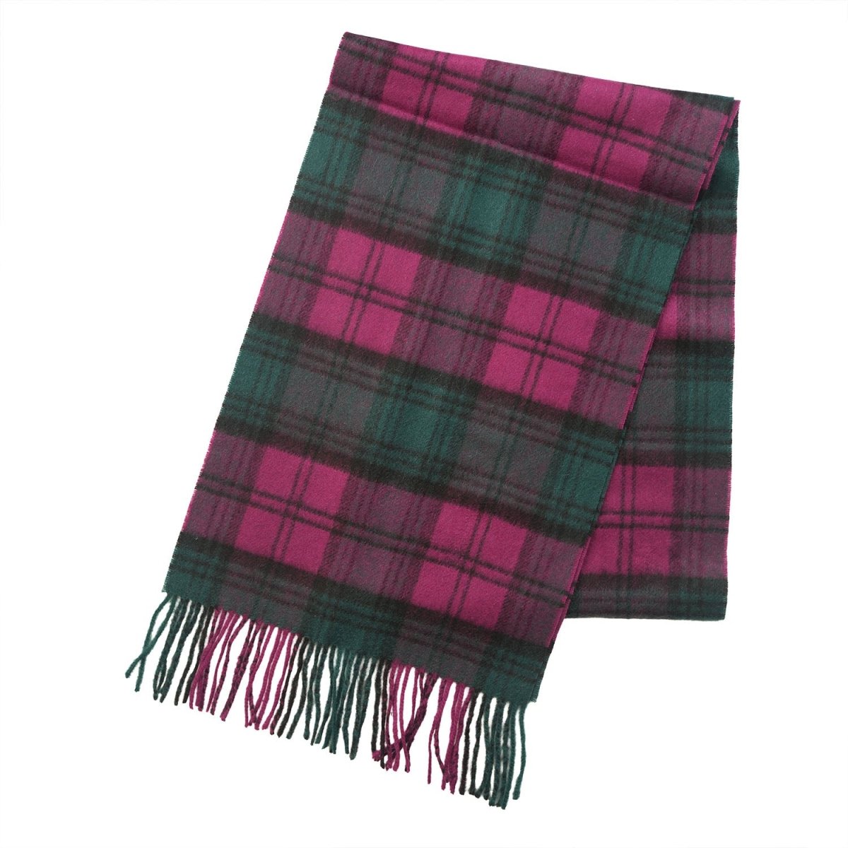 Cashmere Scottish Tartan Clan Scarf - LINDSAY - Heritage Of Scotland -