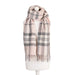 Cashmere Tartan Multicolour Stole Thomson Pale Pink - Heritage Of Scotland - THOMSON PALE PINK