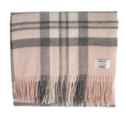 Cashmere Tartan Multicolour Stole Thomson Pale Pink - Heritage Of Scotland - THOMSON PALE PINK