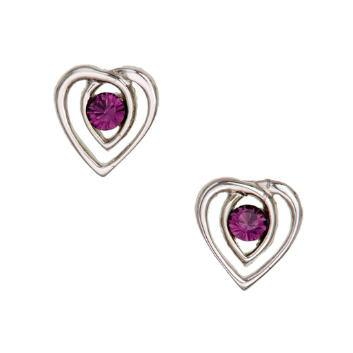 Celtic Heart Earrings - Heritage Of Scotland - 196