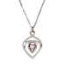 Celtic Heart Pendant Crystal - Heritage Of Scotland - CRYSTAL