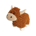 Chenille Plush Highland Coo or Sheep – 14cm Soft Toy - Heritage Of Scotland - Highland Coo