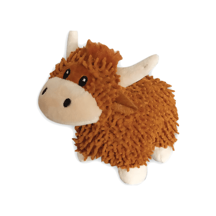 Chenille Plush Highland Coo or Sheep – 14cm Soft Toy - Heritage Of Scotland - Highland Coo