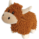 Chenille Plush Highland Coo or Sheep – 24cm Soft Toy - Heritage Of Scotland - Highland Coo