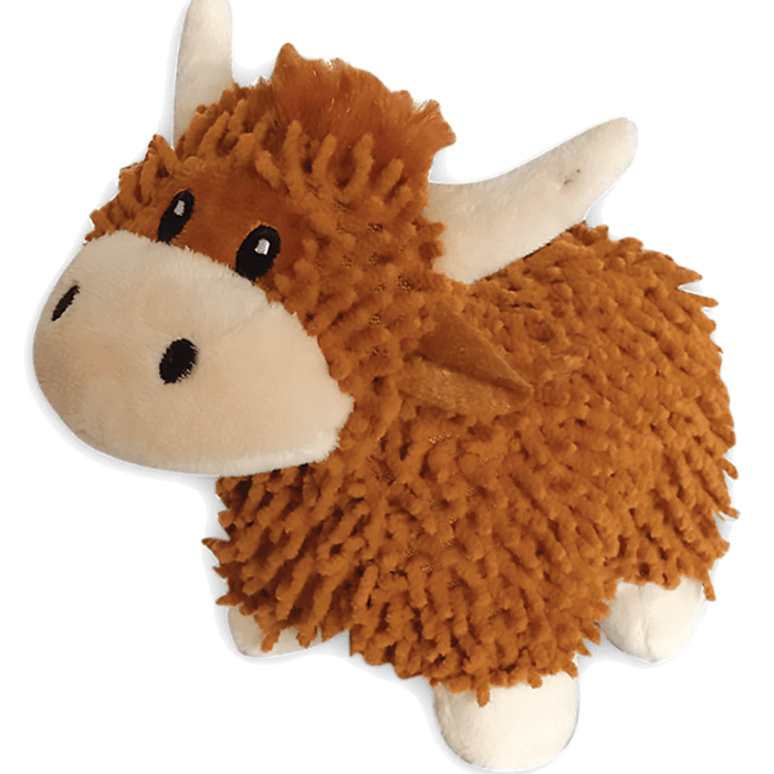 Chenille Plush Highland Coo or Sheep – 24cm Soft Toy - Heritage Of Scotland - Highland Coo