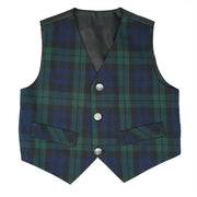 Children’s Tartan Waistcoat Black Watch - Heritage Of Scotland - 1yr