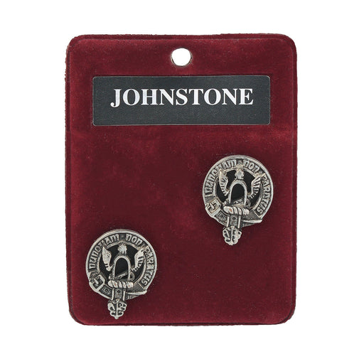 Clan Crest Cufflink Johnstone - Heritage Of Scotland - JOHNSTONE