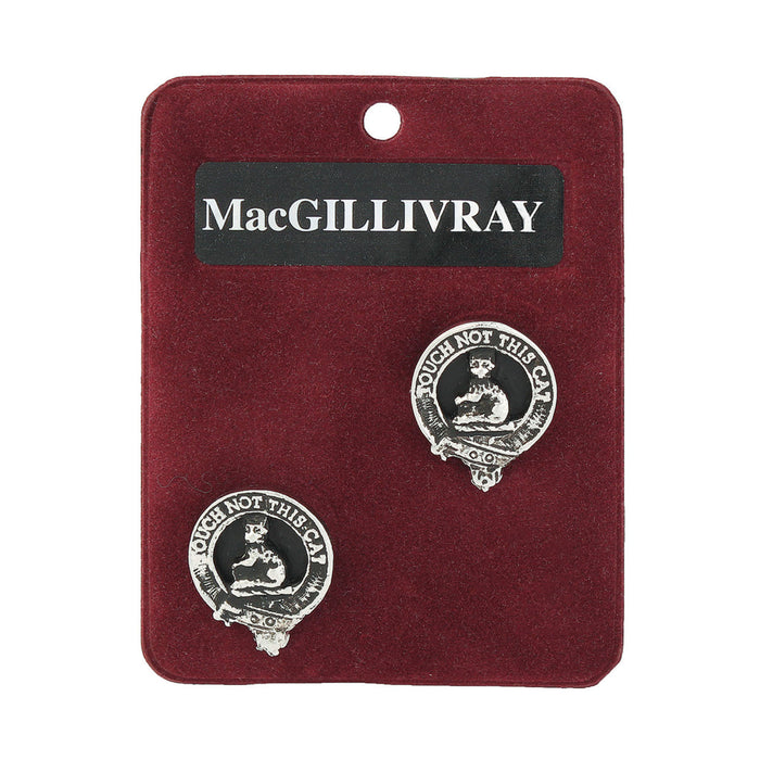 Clan Crest Cufflink Macgillivray - Heritage Of Scotland - MACGILLIVRAY