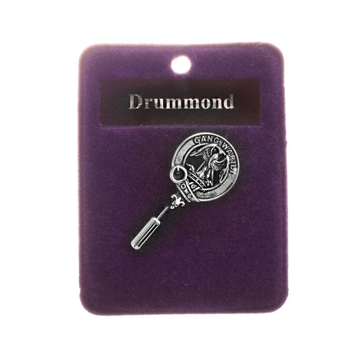 Clan Crest Lapel / Tie Pin Drummond - Heritage Of Scotland - DRUMMOND