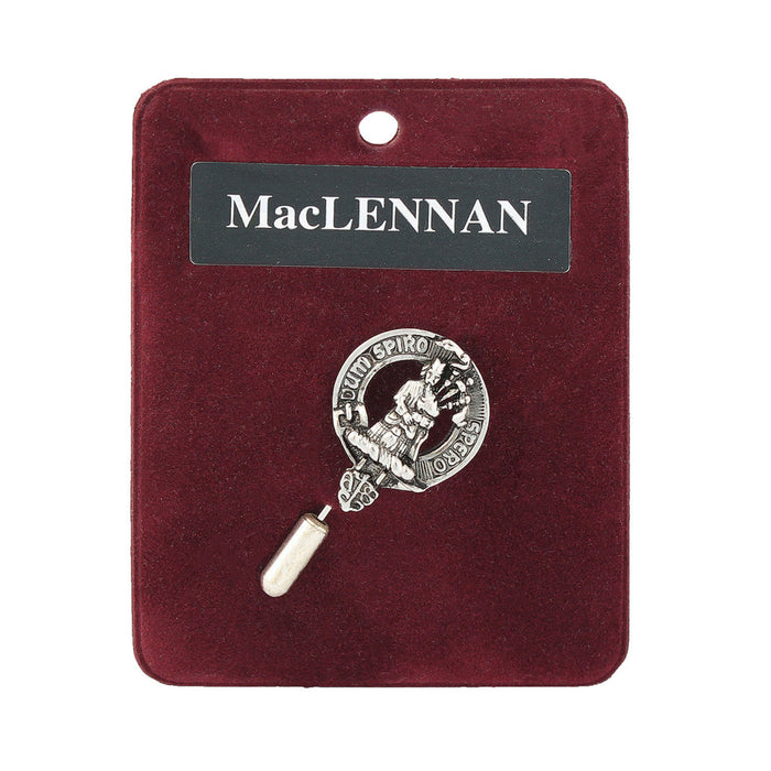 Clan Crest Lapel / Tie Pin Maclennan - Heritage Of Scotland - MACLENNAN