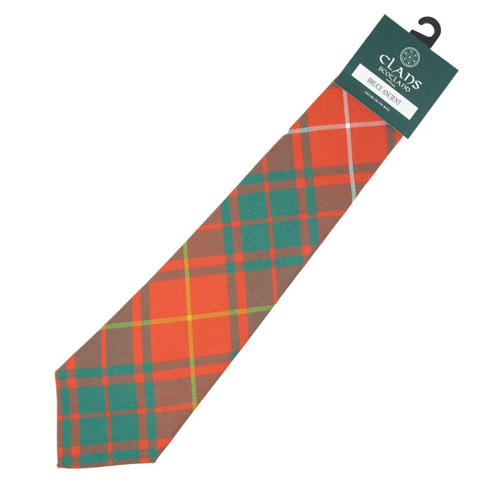 Clan Tartan Tie - Traditional Scottish Plaid Designs - Heritage Of Scotland - Bruce Ancient