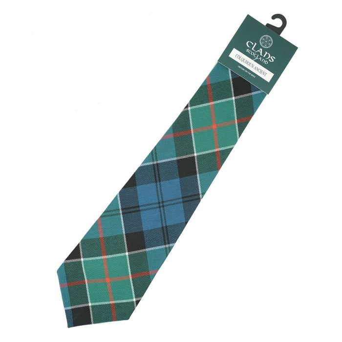 Clan Tartan Tie - Traditional Scottish Plaid Designs - Heritage Of Scotland - Colquhoun Ancient