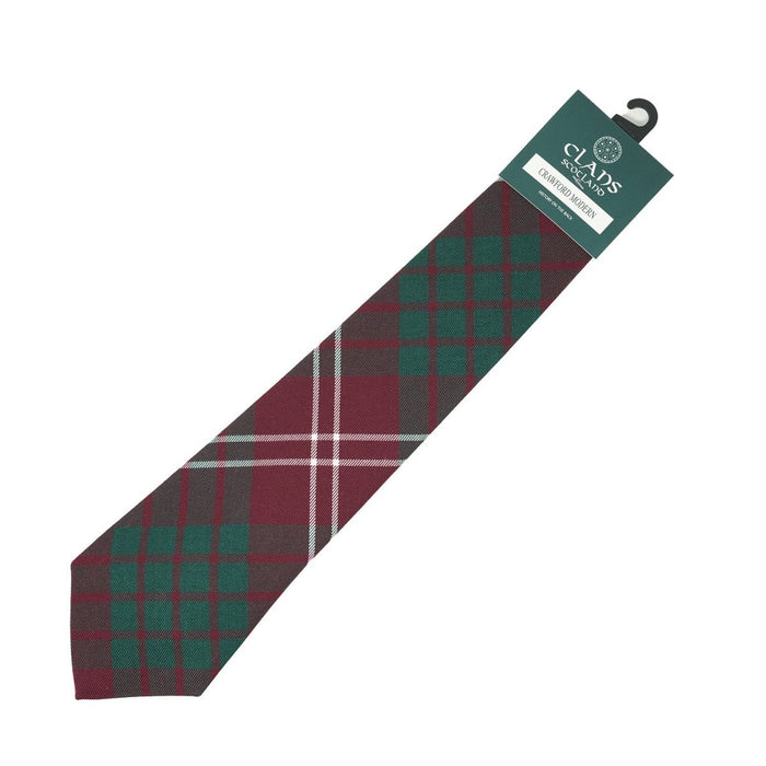 Clan Tartan Tie - Traditional Scottish Plaid Designs - Heritage Of Scotland - Crawford