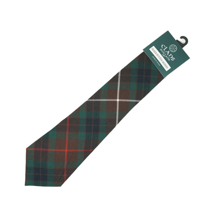 Clan Tartan Tie - Traditional Scottish Plaid Designs - Heritage Of Scotland - Fraser Hunting