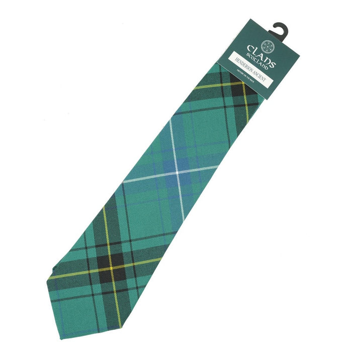 Clan Tartan Tie - Traditional Scottish Plaid Designs - Heritage Of Scotland - Henderson Ancient