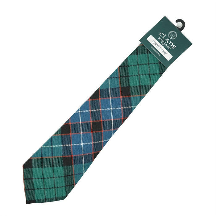 Clan Tartan Tie - Traditional Scottish Plaid Designs - Heritage Of Scotland - Hunter Ancient