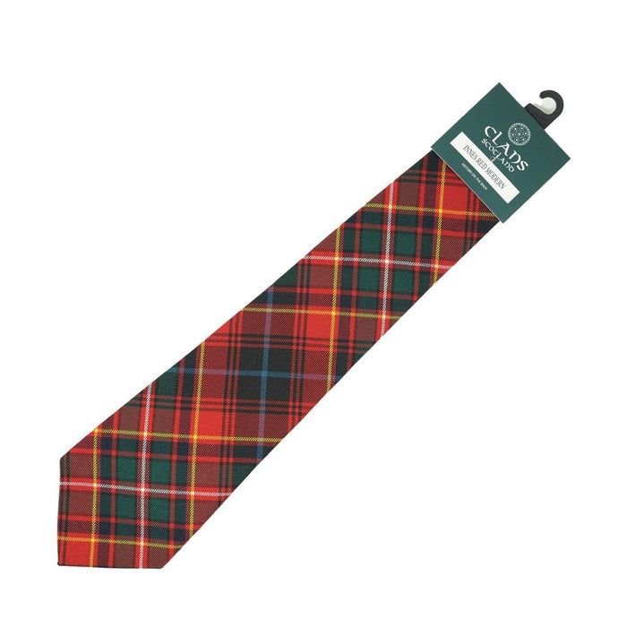 Clan Tartan Tie - Traditional Scottish Plaid Designs - Heritage Of Scotland - Innes Red