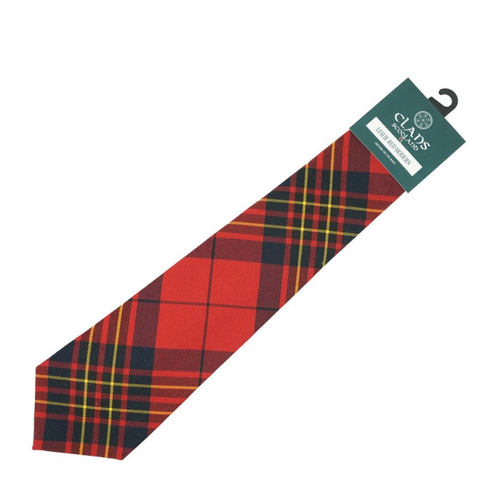 Clan Tartan Tie - Traditional Scottish Plaid Designs - Heritage Of Scotland - Leslie Red