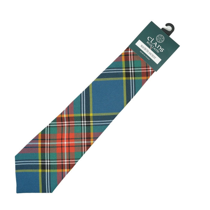 Clan Tartan Tie - Traditional Scottish Plaid Designs - Heritage Of Scotland - Macbeth Ancient