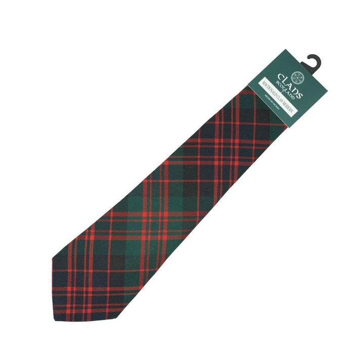 Clan Tartan Tie - Traditional Scottish Plaid Designs - Heritage Of Scotland - Macdonald Clan