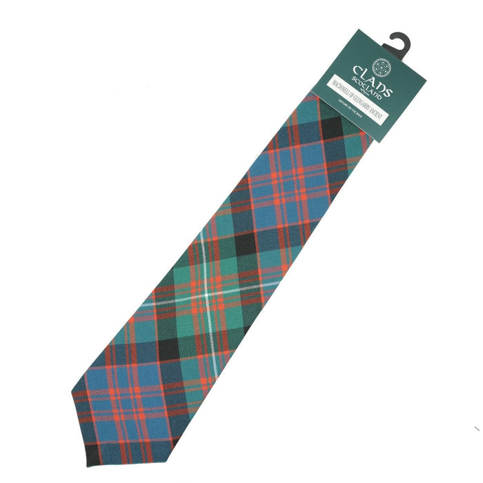 Clan Tartan Tie - Traditional Scottish Plaid Designs - Heritage Of Scotland - Macdonell Of Glengarry Ancient
