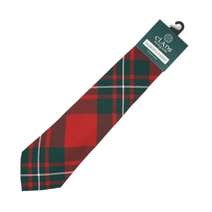 Clan Tartan Tie - Traditional Scottish Plaid Designs - Heritage Of Scotland - Macgregor Clan