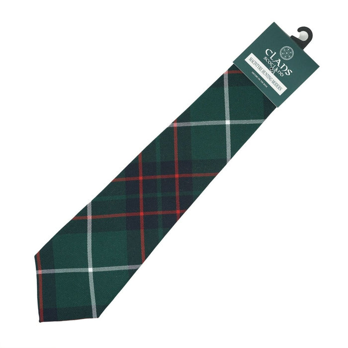 Clan Tartan Tie - Traditional Scottish Plaid Designs - Heritage Of Scotland - Macintyre Hunting