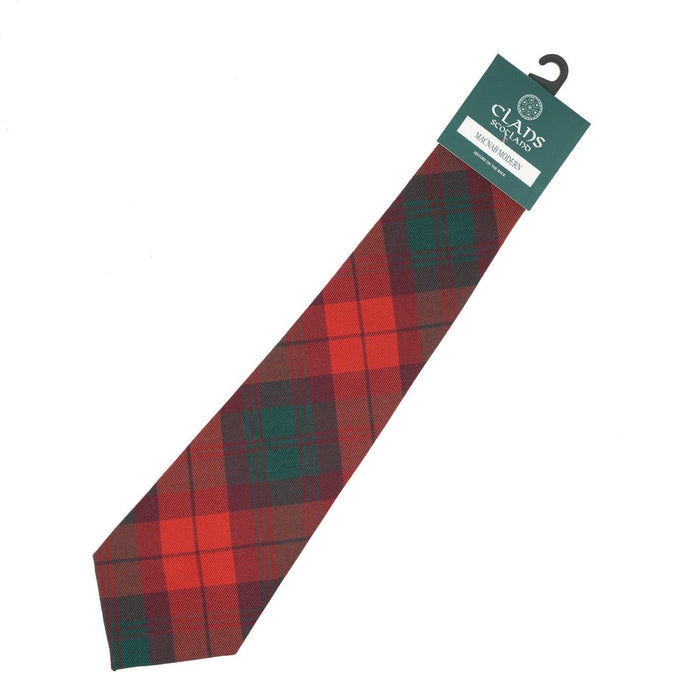 Clan Tartan Tie - Traditional Scottish Plaid Designs - Heritage Of Scotland - Macnab