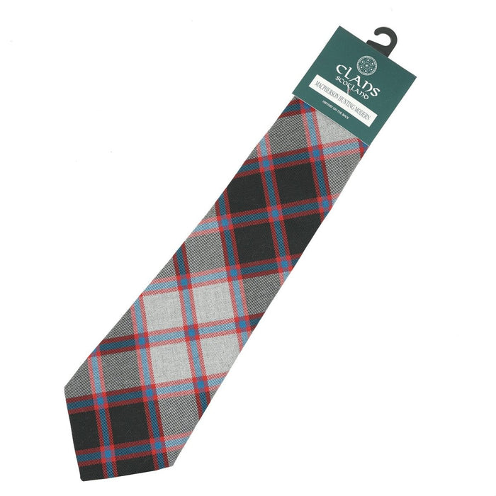 Clan Tartan Tie - Traditional Scottish Plaid Designs - Heritage Of Scotland - Macpherson Hunting