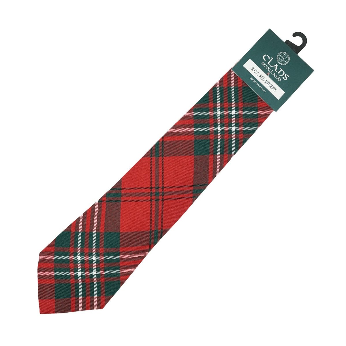 Clan Tartan Tie - Traditional Scottish Plaid Designs - Heritage Of Scotland - Scott Red