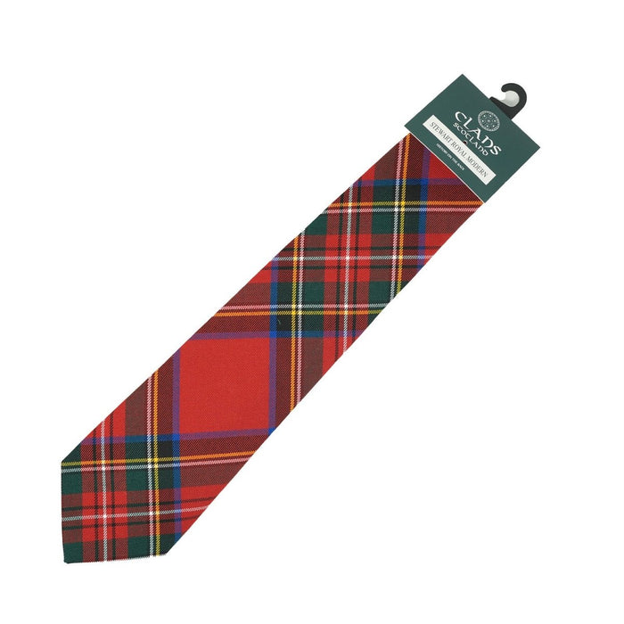 Clan Tartan Tie - Traditional Scottish Plaid Designs - Heritage Of Scotland - Stewart Royal