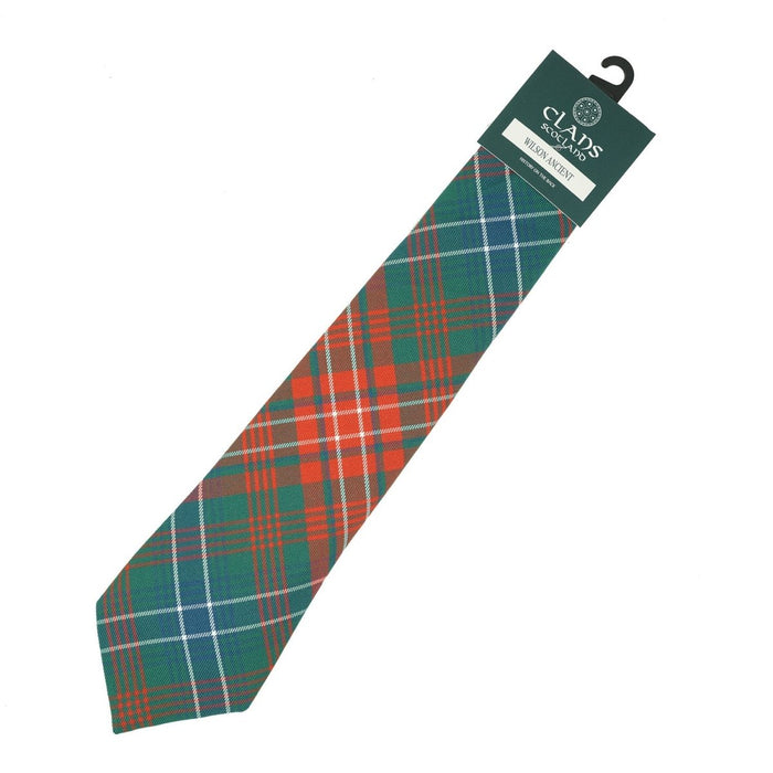 Clan Tartan Tie - Traditional Scottish Plaid Designs - Heritage Of Scotland - Wilson Ancient
