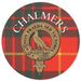 Clan/Family Name Round Cork Coaster Chalmers - Heritage Of Scotland - CHALMERS