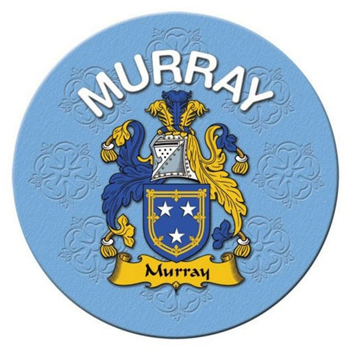 Clan/Family Name Round Cork Coaster Murray E - Heritage Of Scotland - MURRAY E