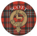 Clan/Family Name Round Cork Coaster Scott S - Heritage Of Scotland - SCOTT S