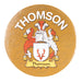 Clan/Family Name Round Cork Coaster Thomson E - Heritage Of Scotland - THOMSON E