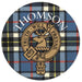 Clan/Family Name Round Cork Coaster Thomson S - Heritage Of Scotland - THOMSON S