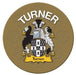 Clan/Family Name Round Cork Coaster Turner - Heritage Of Scotland - TURNER