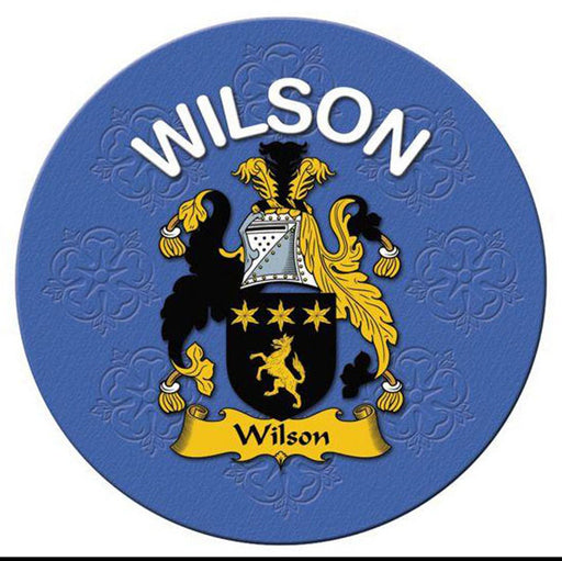 Clan/Family Name Round Cork Coaster Wilson E - Heritage Of Scotland - WILSON E