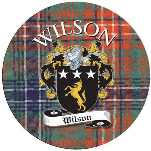 Clan/Family Name Round Cork Coaster Wilson S - Heritage Of Scotland - WILSON S