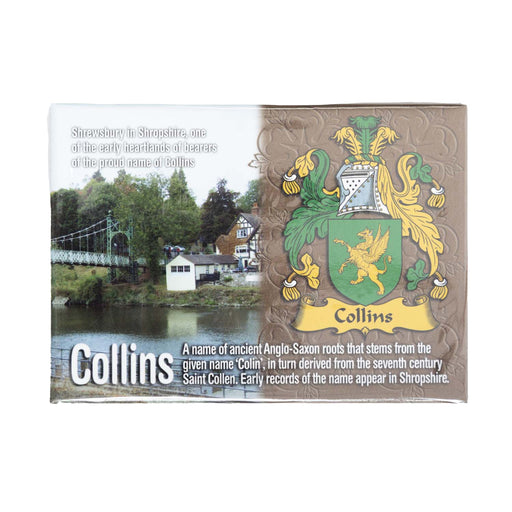 Clan/Family Scenic Magnet Collins - Heritage Of Scotland - COLLINS