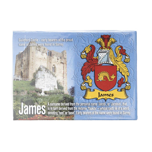 Clan/Family Scenic Magnet James - Heritage Of Scotland - JAMES