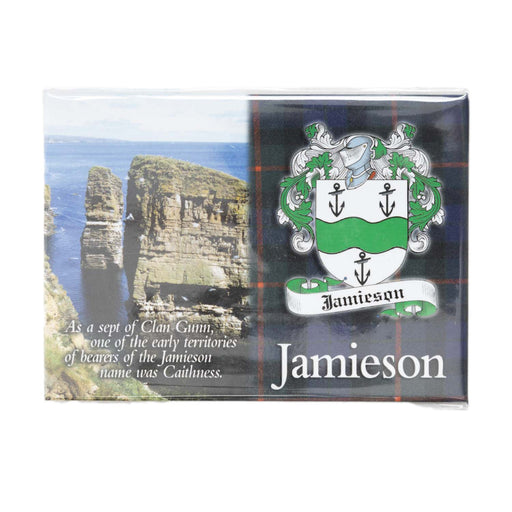Clan/Family Scenic Magnet Jamieson - Heritage Of Scotland - JAMIESON