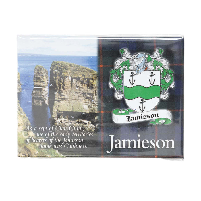 Clan/Family Scenic Magnet Jamieson - Heritage Of Scotland - JAMIESON