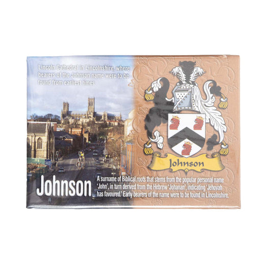 Clan/Family Scenic Magnet Johnson - Heritage Of Scotland - JOHNSON